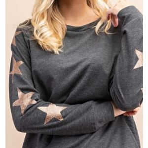 Glitter Star Sweatshirt